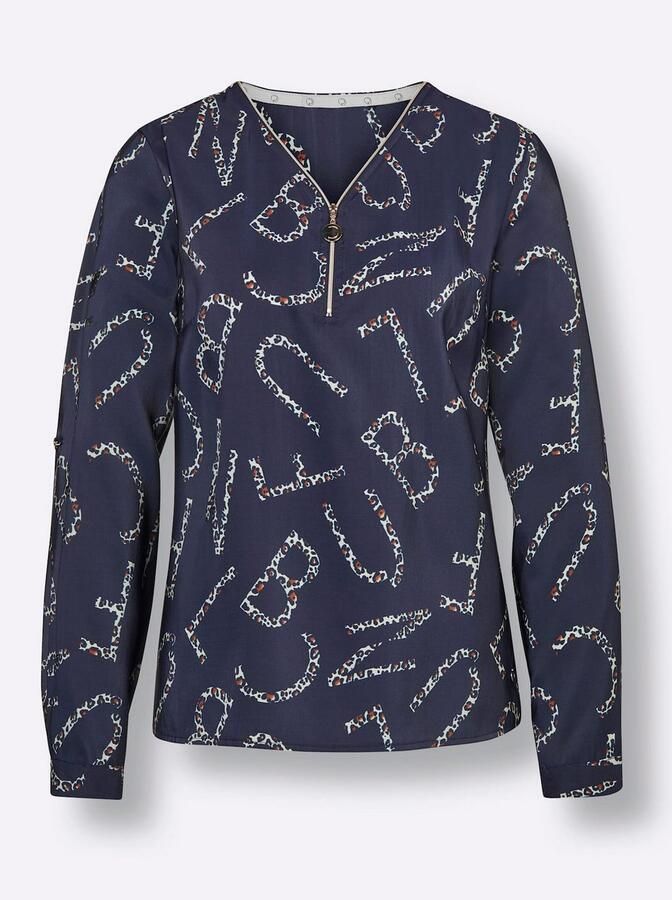 CREATION L PREMIUM Gedessineerde blouse - Foto 4