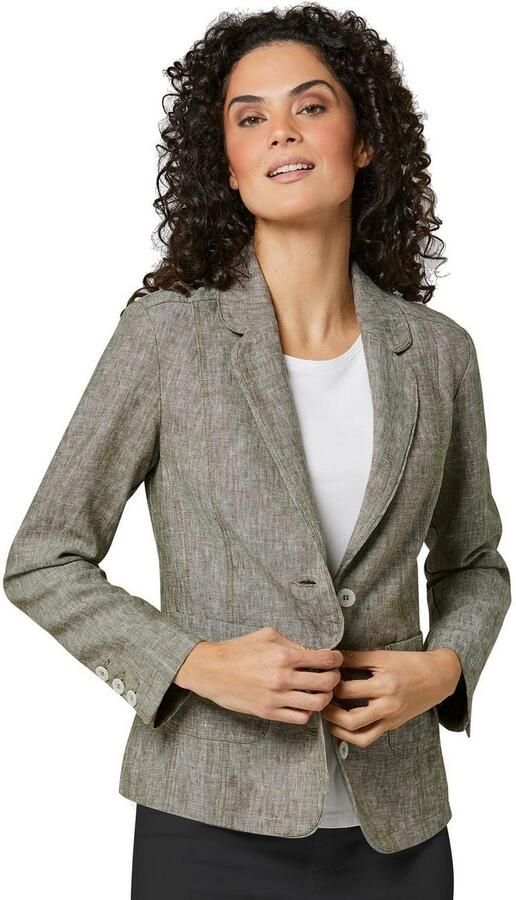 CREATION L PREMIUM Jasje Linnen blazer - Foto 3