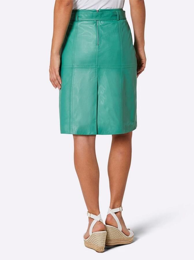 CREATION L PREMIUM Leren rok - Foto 4