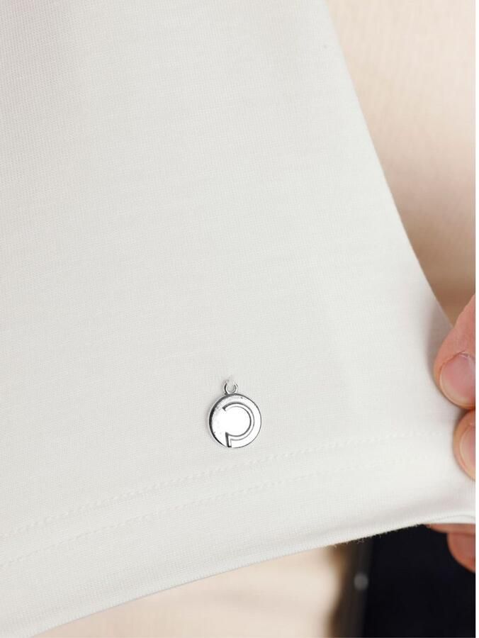 CREATION L PREMIUM Shirt met korte mouwen Lyocell-katoenen shirt (1-delig)