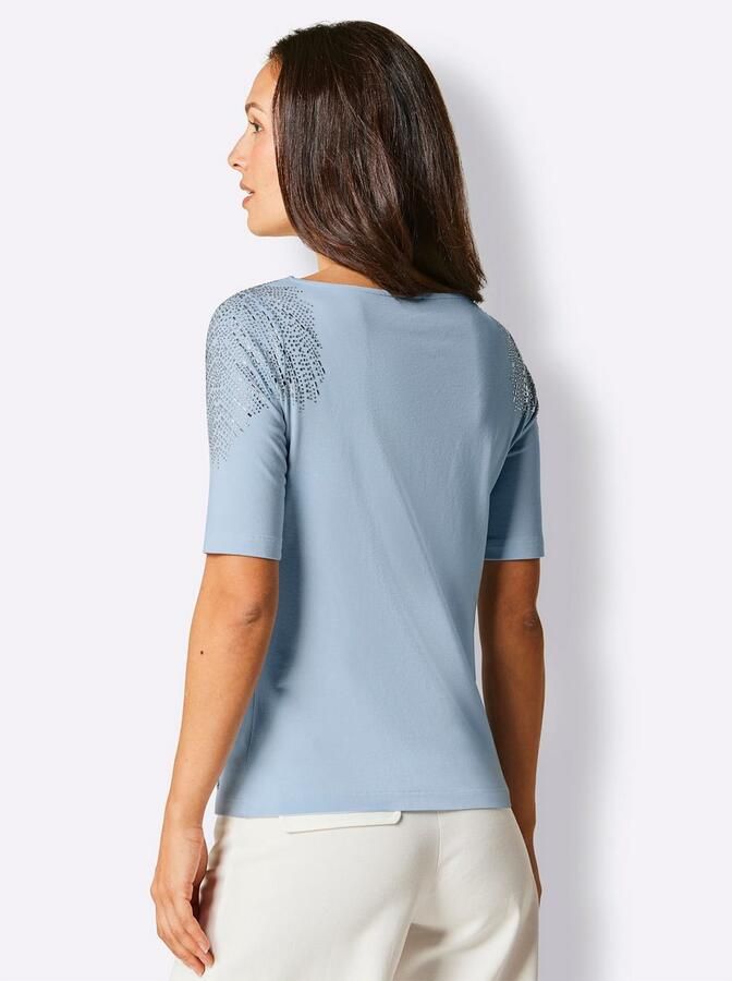 CREATION L PREMIUM Shirt met korte mouwen Lyocell-katoenen shirt (1-delig) - Foto 2