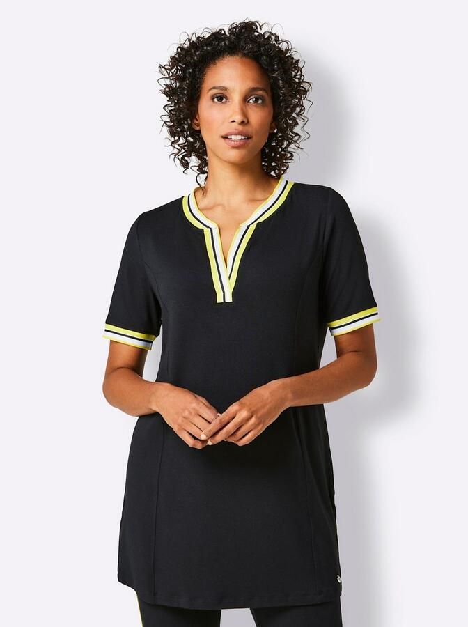 CREATION L PREMIUM Shirt met korte mouwen Modal-longshirt (1-delig)