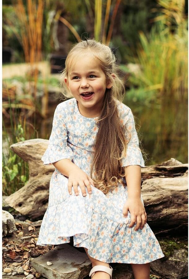 DANAMADE Gedessineerde jurk Dresses DYADE