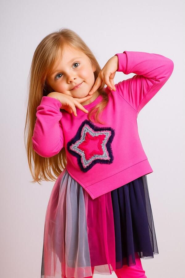 DANAMADE Jerseyjurk Dresses DFELIA - Foto 3