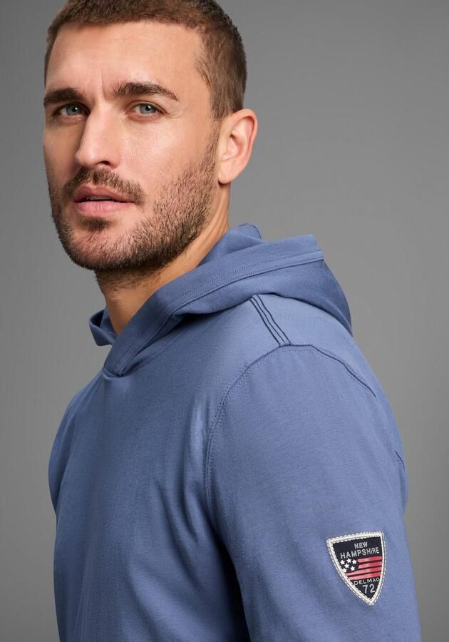 DELMAO Capuchonshirt Nieuwe collectie! met badge op de mouw - Foto 3