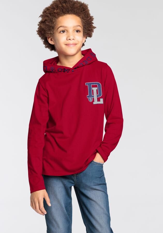 DELMAO Capuchonshirt Voor jongens Langarm trendy druk ideaal voor casual en sportieve outfits - Foto 7