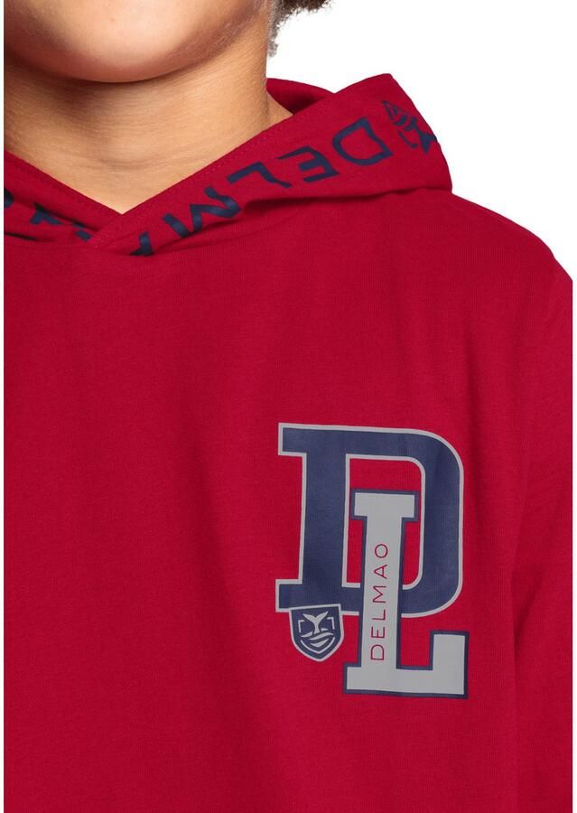 DELMAO Capuchonshirt Voor jongens Langarm trendy druk ideaal voor casual en sportieve outfits - Foto 2