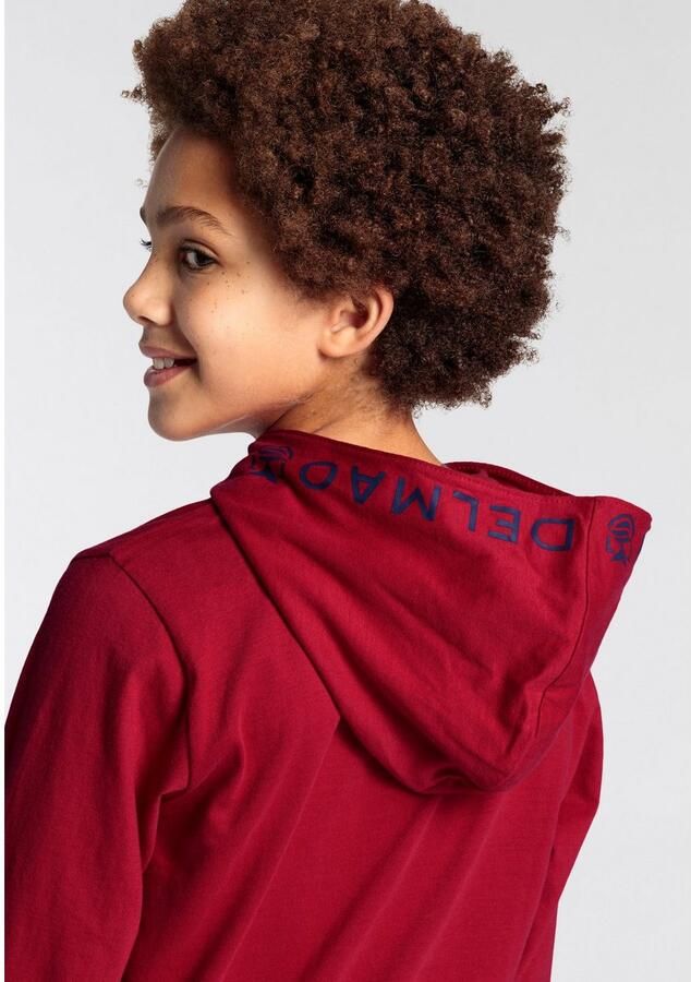 DELMAO Capuchonshirt Voor jongens Langarm trendy druk ideaal voor casual en sportieve outfits - Foto 4