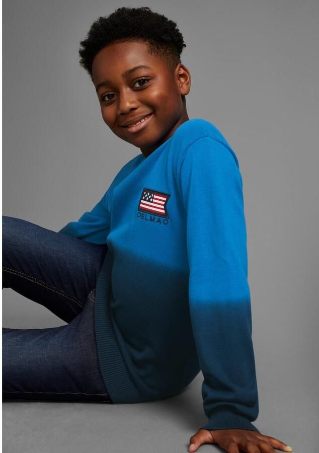 DELMAO Gebreide trui Modieuze fijngebreide truien voor jongens - Foto 2