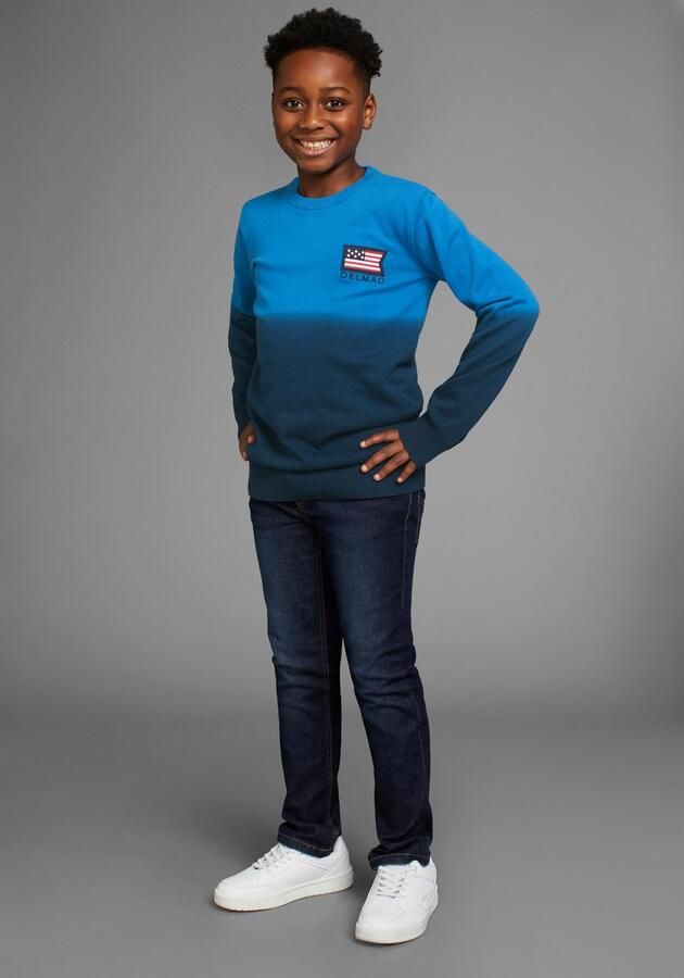 DELMAO Gebreide trui Modieuze fijngebreide truien voor jongens - Foto 4