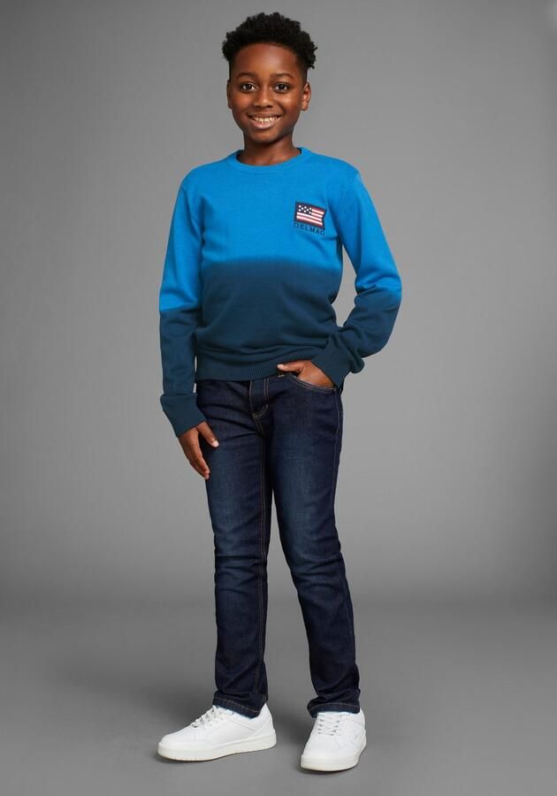 DELMAO Gebreide trui Modieuze fijngebreide truien voor jongens - Foto 5