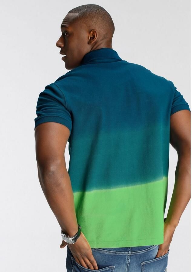 DELMAO Poloshirt Korte mouw losse print polokraag van katoen - Foto 4