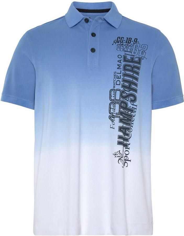 DELMAO Poloshirt korte mouwen casual batikpatroon polokraag
