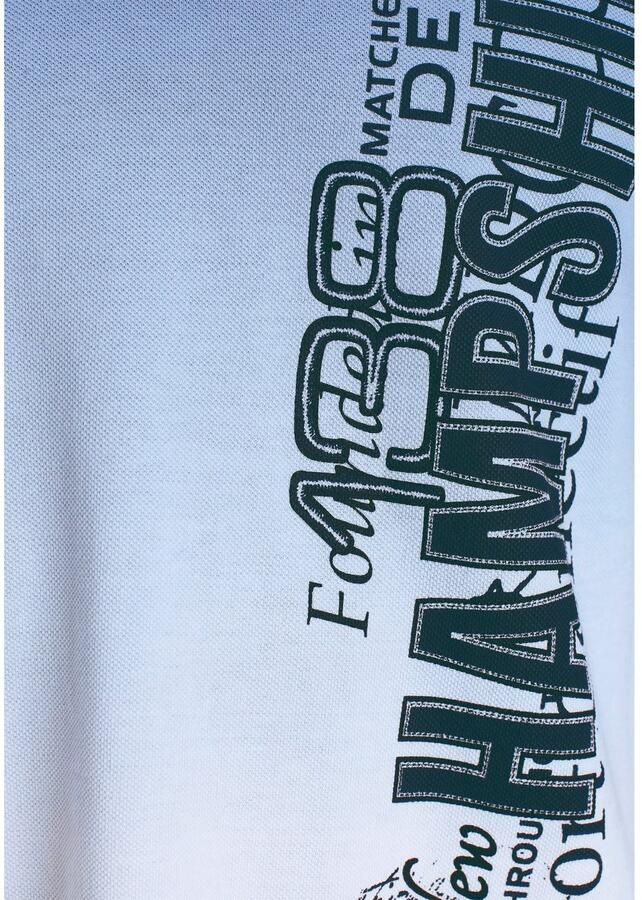 DELMAO Poloshirt korte mouwen casual batikpatroon polokraag - Foto 3