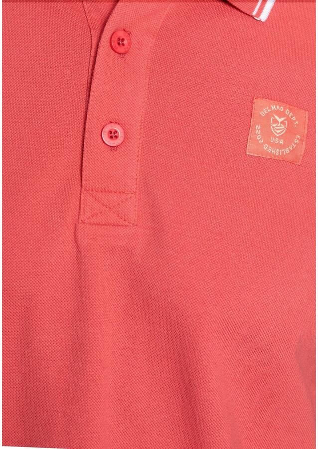 DELMAO Poloshirt Korte mouwen losse pasvorm polokraag voor tennis of golf - Foto 3