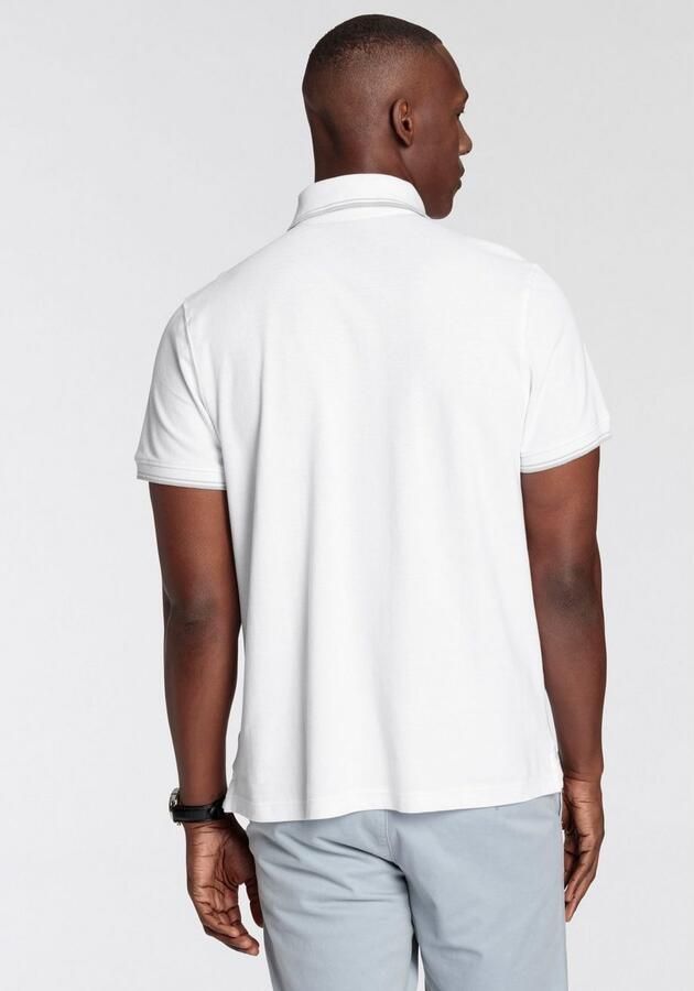 DELMAO Poloshirt Korte mouwen losse pasvorm polokraag voor tennis of golf - Foto 4