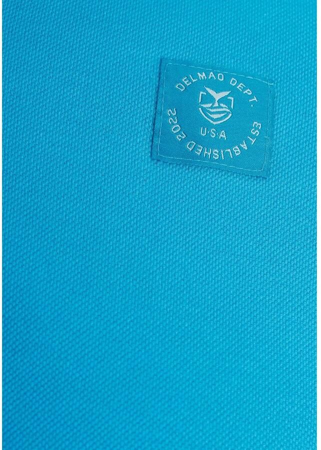 DELMAO Poloshirt Korte mouwen losse pasvorm polokraag voor tennis of golf - Foto 2