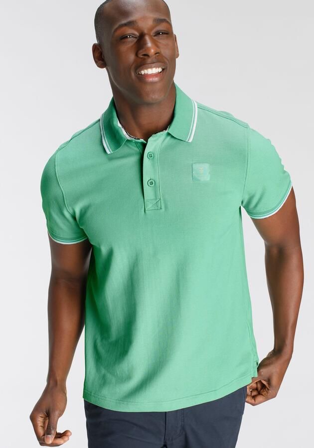 DELMAO Poloshirt Korte mouwen losse pasvorm polokraag voor tennis of golf - Foto 9