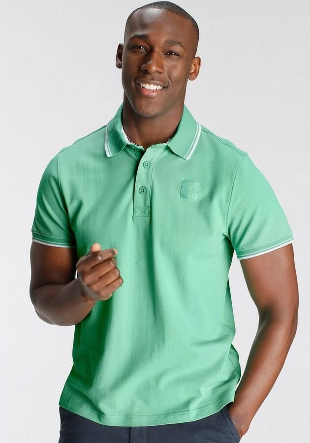 DELMAO Poloshirt Korte mouwen losse pasvorm polokraag voor tennis of golf - Foto 7