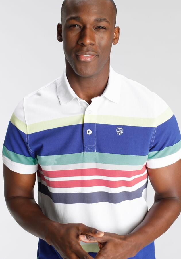 DELMAO Poloshirt Korte mouwen met polokraag van piqué-stof van 100% katoen - Foto 13