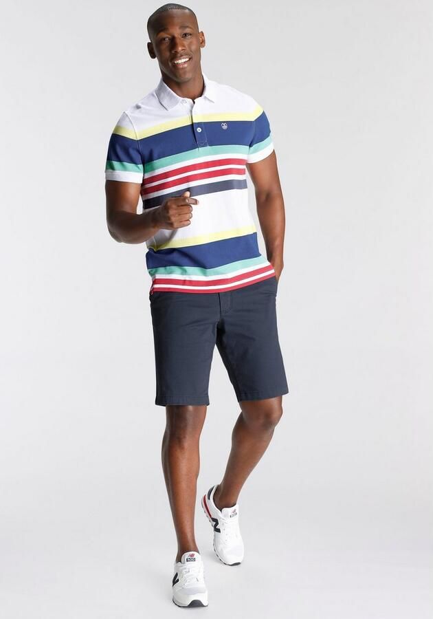 DELMAO Poloshirt Korte mouwen met polokraag van piqué-stof van 100% katoen - Foto 5