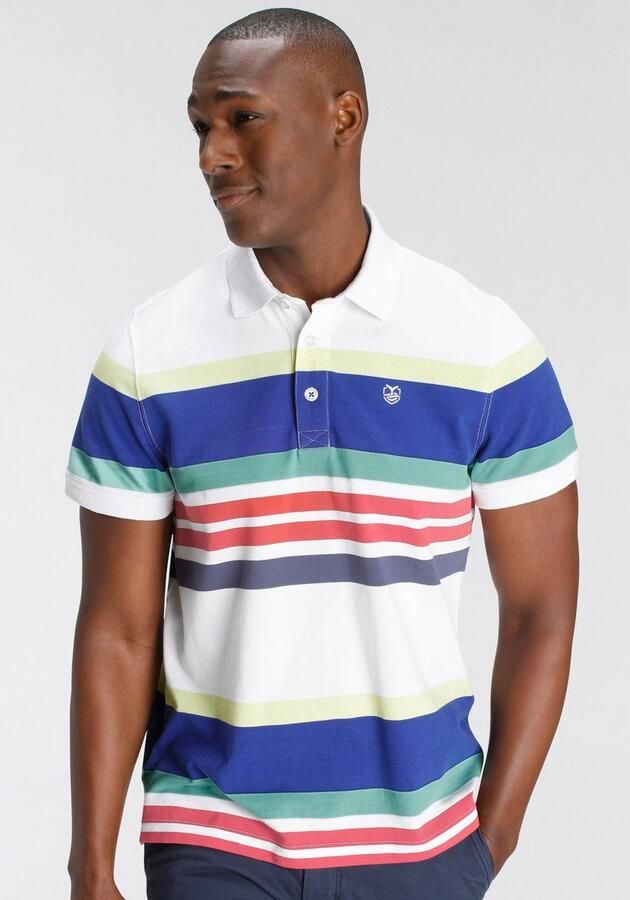 DELMAO Poloshirt Korte mouwen met polokraag van piqué-stof van 100% katoen - Foto 7