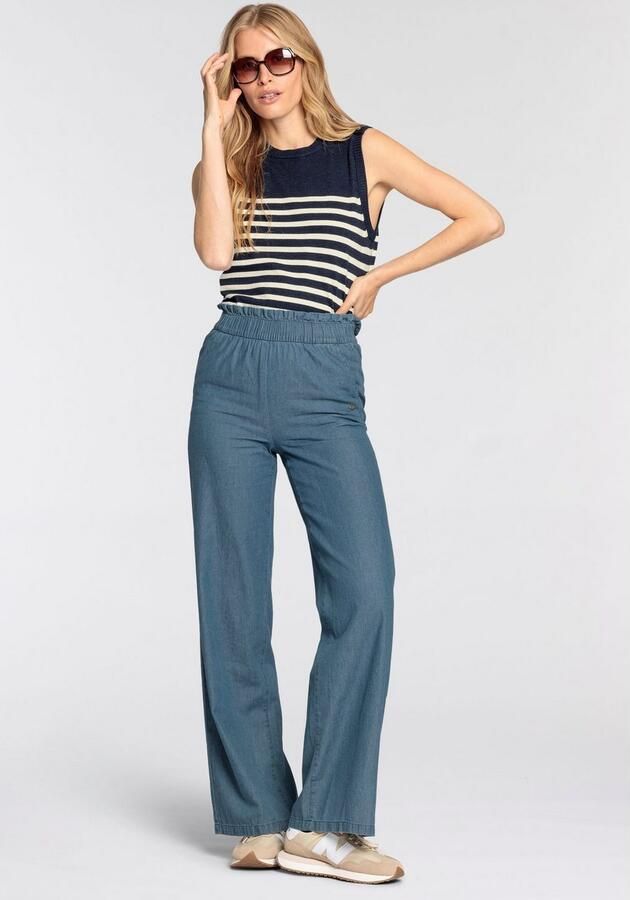 DELMAO Slip-over met maritieme details en ronde hals - Foto 5