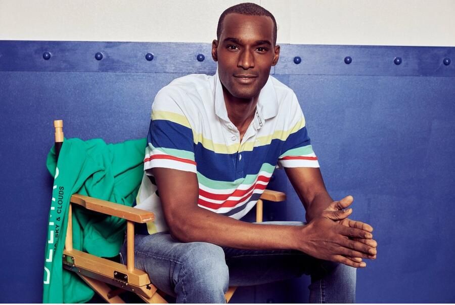 DELMAO Stretch jeans Reed rechte pijpsnit used-look-wassing lage taillehoogte - Foto 10