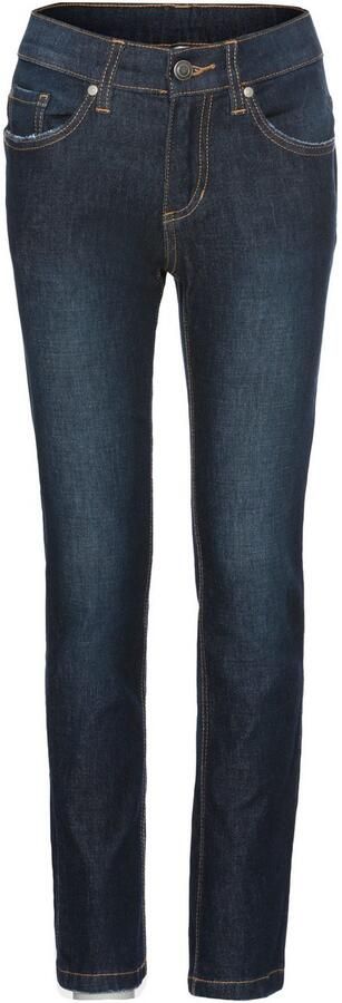 DELMAO Stretch jeans Straight-fit jeans for boys elastisch materiaal used-look-wassing lage taille - Foto 4