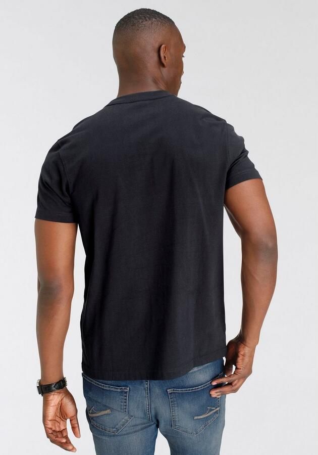 DELMAO T-shirt Korte mouw bedrukt ronde hals van katoen - Foto 6
