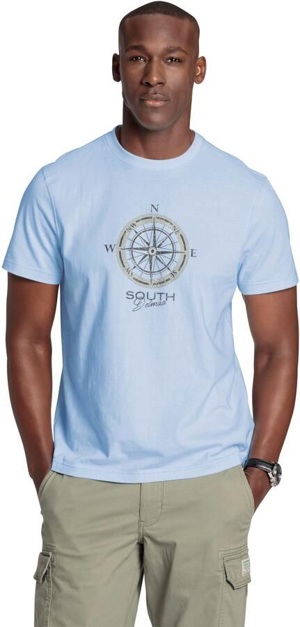 DELMAO T-shirt Korte mouw bedrukt ronde hals van katoen - Foto 6