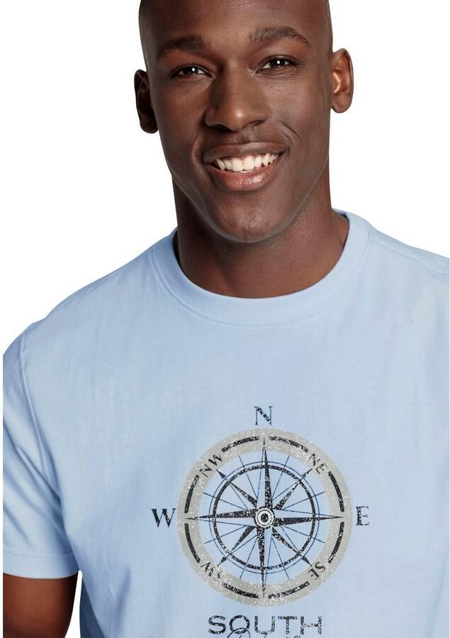 DELMAO T-shirt Korte mouw bedrukt ronde hals van katoen - Foto 2