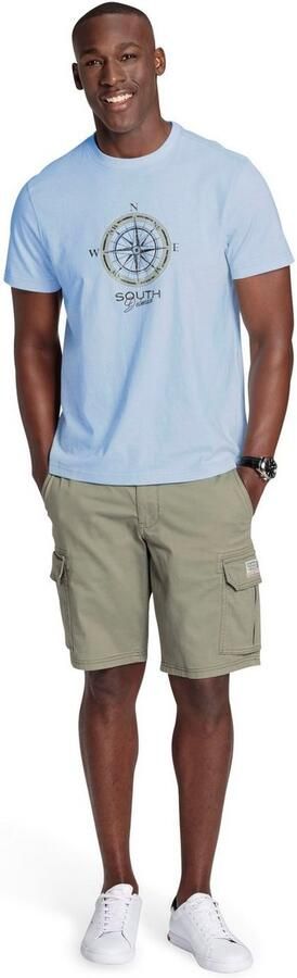 DELMAO T-shirt Korte mouw bedrukt ronde hals van katoen - Foto 5