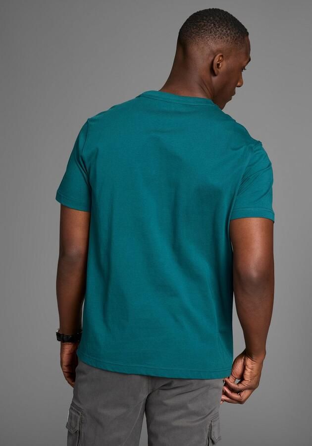 DELMAO T-shirt Korte mouw bedrukt ronde hals van katoen - Foto 3
