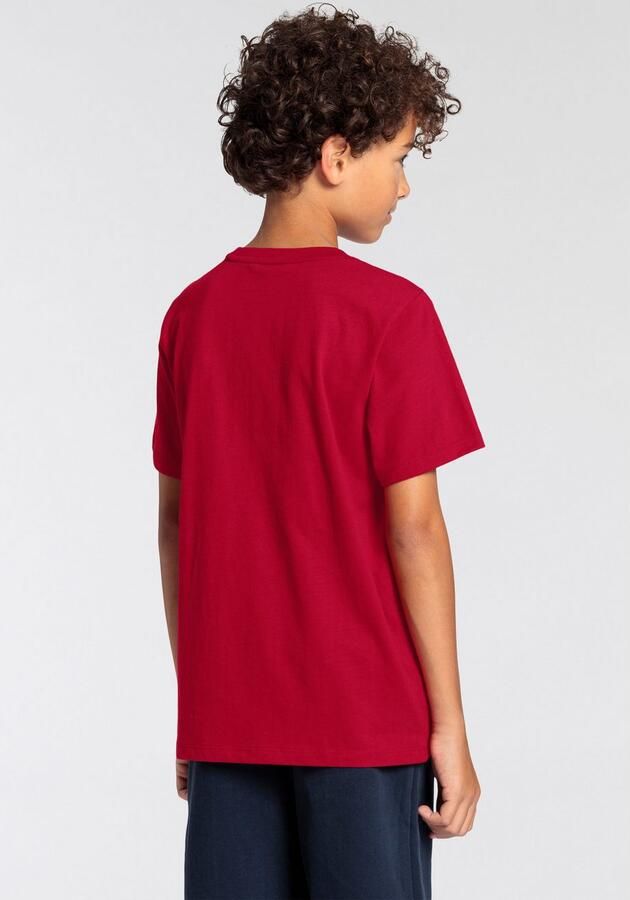 DELMAO T-shirt Voor jongens Korte mouwen basic pasvorm met vrolijke print - Foto 4