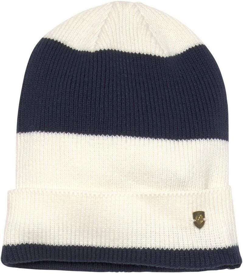 DELMAO Trui met ronde hals met bijpassende muts en blokstrepen (set 2-delig Trui + muts)