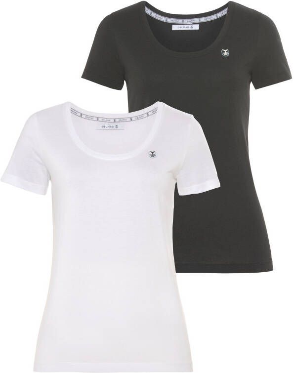 DELMAO T-shirt (2-delig Set van 2)
