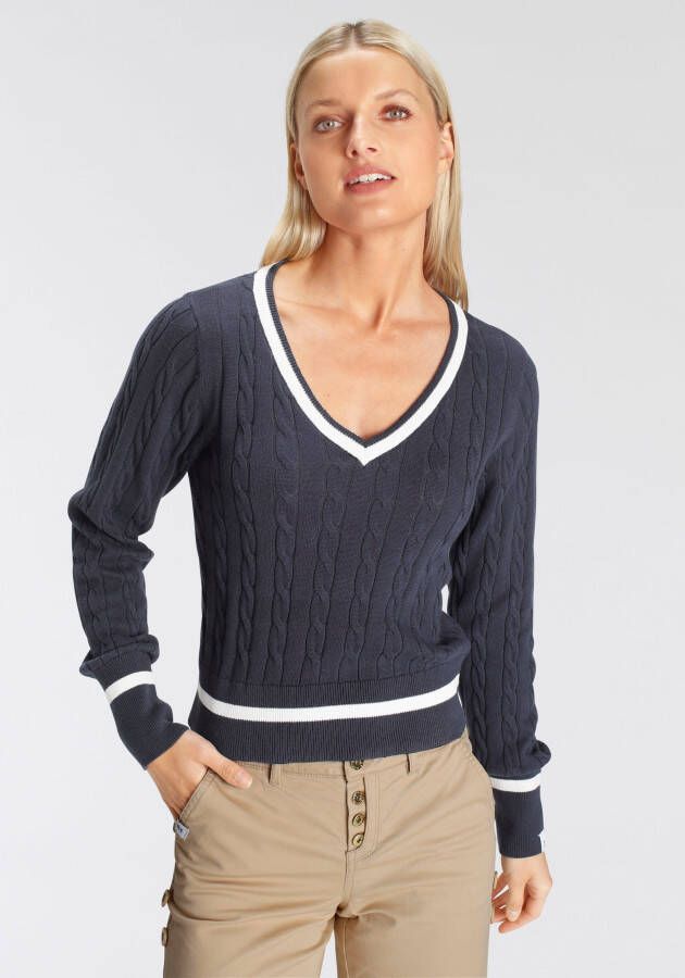 DELMAO Trui met V-hals