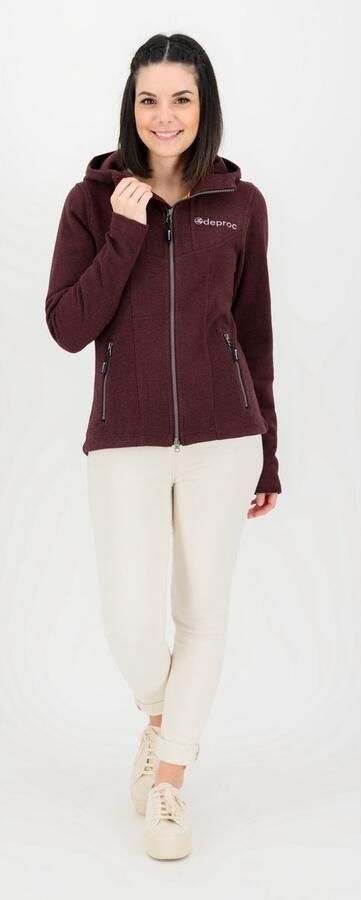 DEPROC Active Gebreid fleecejack GLORY MAY met 2-wegritssluiting - Foto 4