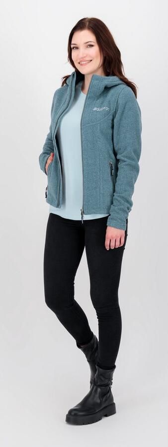 DEPROC Active Gebreid fleecejack GLORY MAY met 2-wegritssluiting - Foto 5