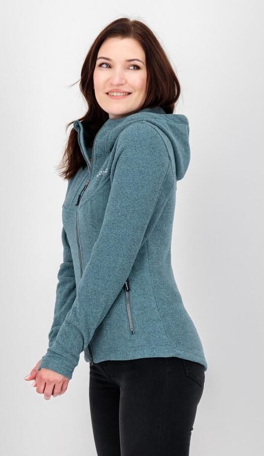 DEPROC Active Gebreid fleecejack GLORY MAY met 2-wegritssluiting - Foto 2