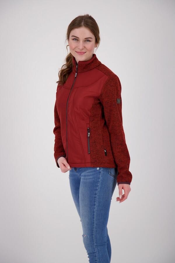 DEPROC Active Gebreid fleecejack LAKE RODELL WOMEN