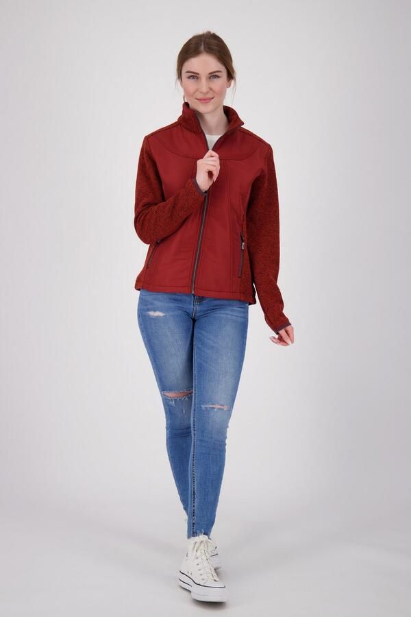 DEPROC Active Gebreid fleecejack LAKE RODELL WOMEN - Foto 3