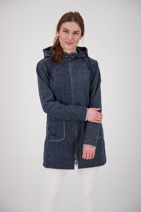 DEPROC Active Gebreide jas KENNEWICK II LONG buitengewone lange fijngebreide jas met contrastdetails - Foto 4