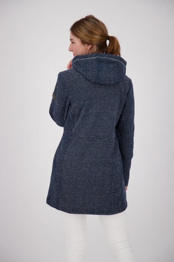 DEPROC Active Gebreide jas KENNEWICK II LONG buitengewone lange fijngebreide jas met contrastdetails - Foto 2