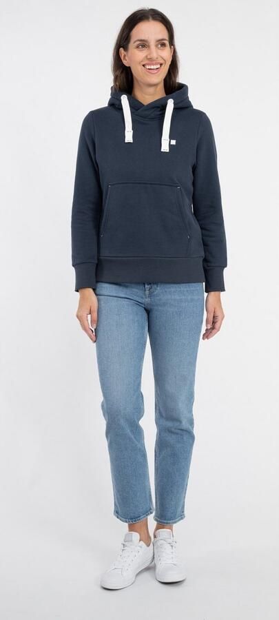 DEPROC Active Hoodie HildaCMYK II WOMEN zachte fleecejack met kangoeroezak - Foto 5