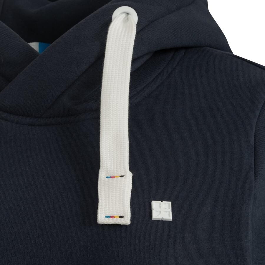 DEPROC Active Hoodie HildaCMYK II WOMEN zachte fleecejack met kangoeroezak