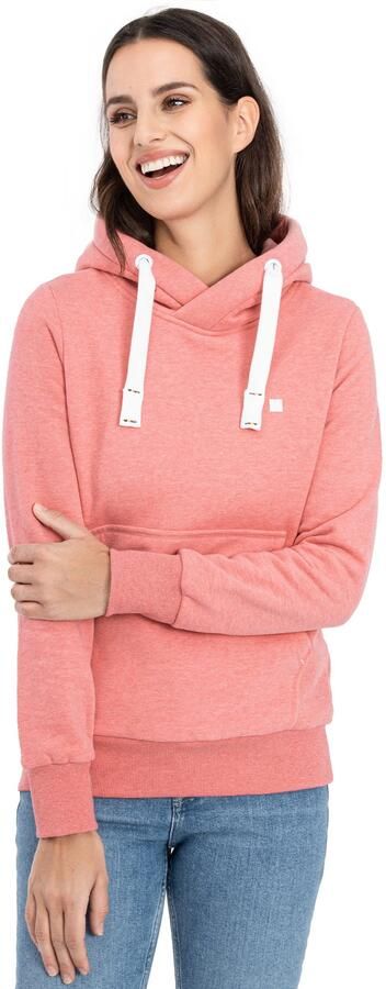 DEPROC Active Hoodie HildaCMYK II WOMEN zachte fleecejack met kangoeroezak - Foto 7