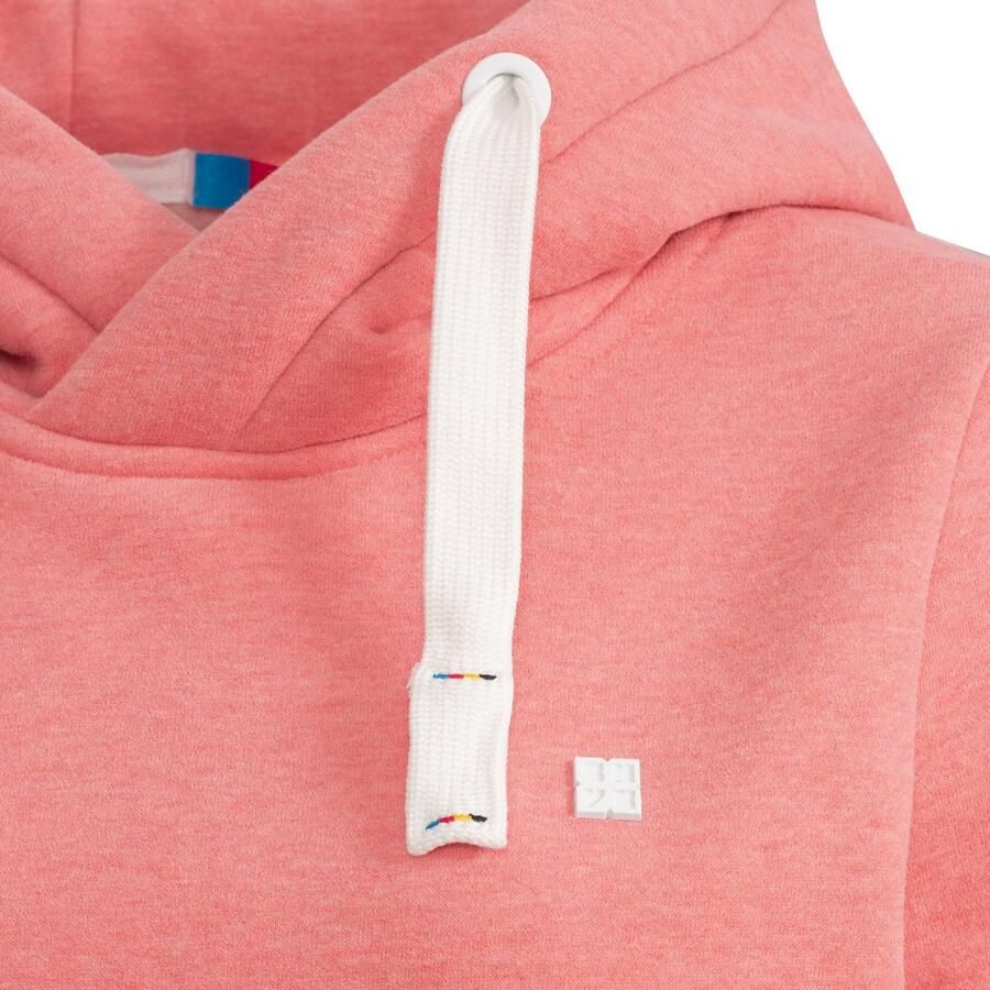 DEPROC Active Hoodie HildaCMYK II WOMEN zachte fleecejack met kangoeroezak