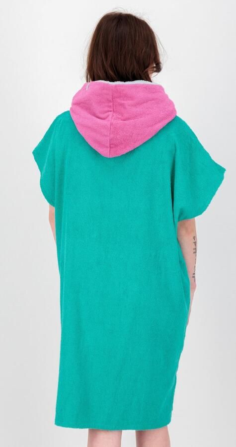 DEPROC Active Poncho Badponcho PARLEE BEACH Badponcho met grote kangoeroezak en binnenzak - Foto 2